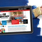 Heritage Painting Responsive Website Design - Lehman Design