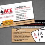Ace Construction - Business Card Design - Lehman Design